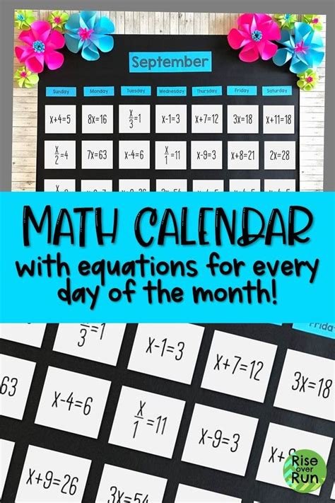 Types of Math Calendar Guides