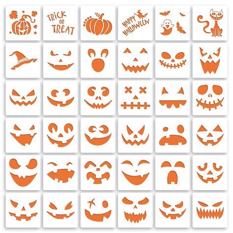 Types of Pumpkin Stencils Printable Designs