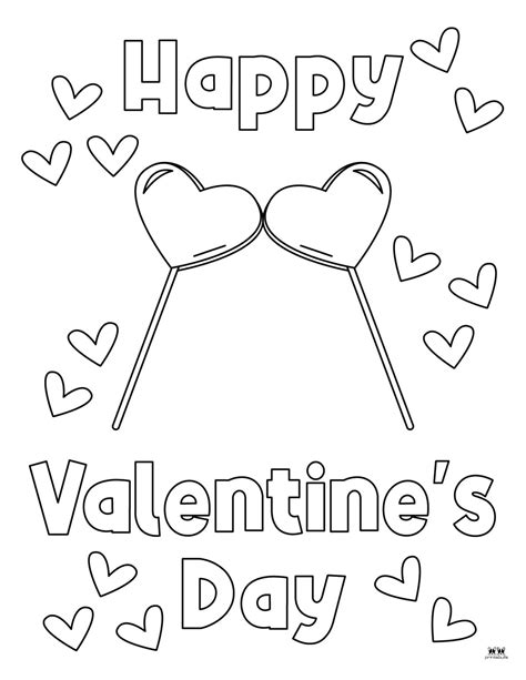 Types of Valentine Coloring Pages