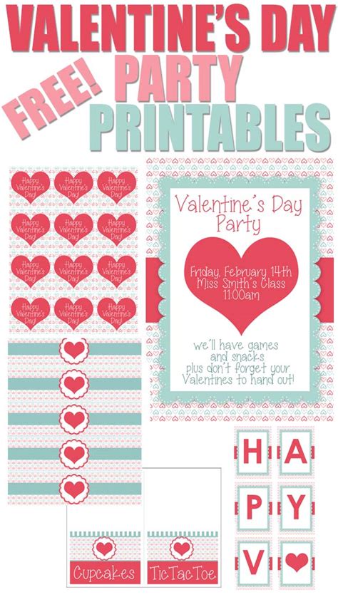 Types of Valentine printables