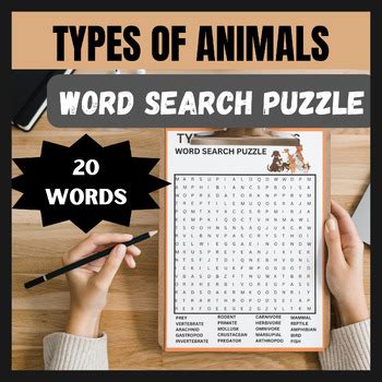 Types of Word Search Printables