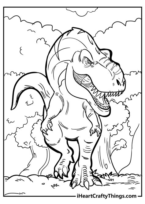 Tyrannosaurus Rex coloring page