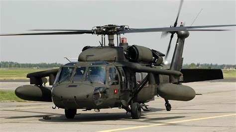 UH-60 Black Hawk in transport mode