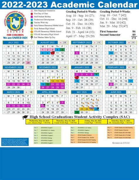 Uisd calendar tips