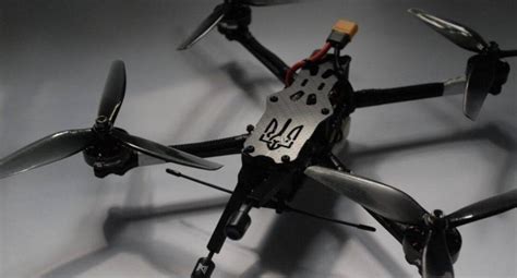 Ukrainian FPV drone with propellers and motor