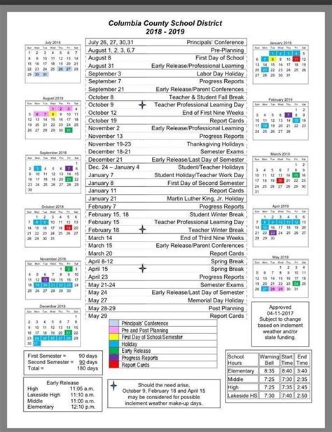 Understanding CCBOE School Calendar Components