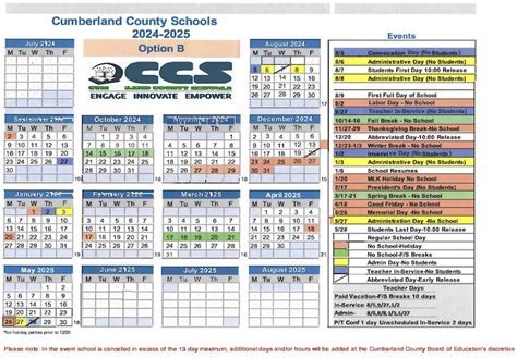 Understanding Cumberland County NC Schools Calendar