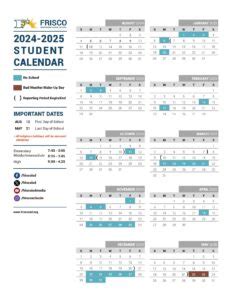 Understanding the Frisco ISD Calendar