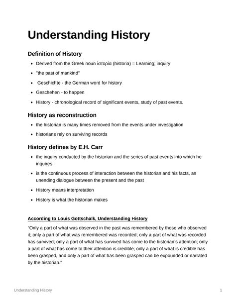 Understanding Historical Events