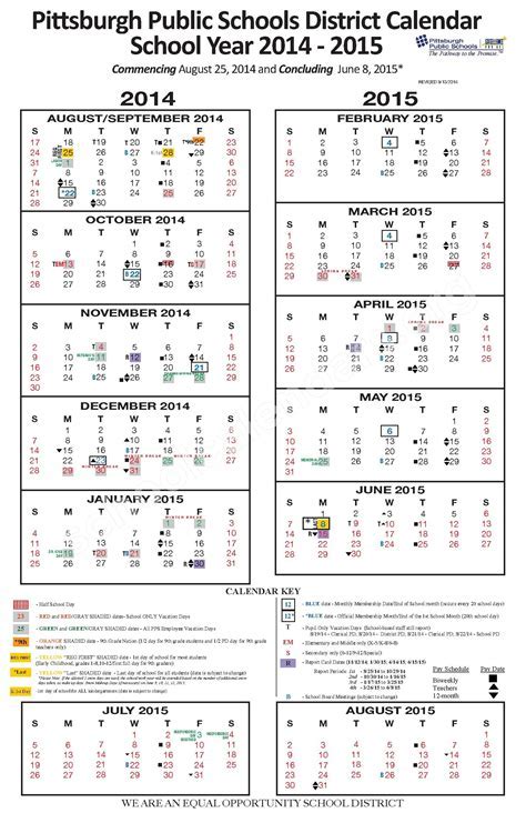 Understanding the Pittsburgh School Calendar