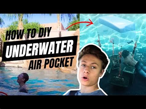 Underwater air pocket techniques