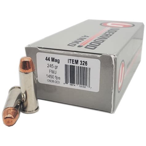 Underwood Ammo 44 Magnum 250-Grain FMJ