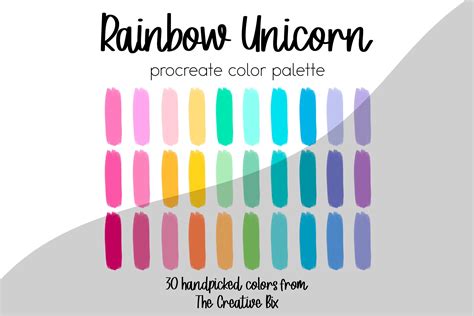 Unicorn Color Palette Design