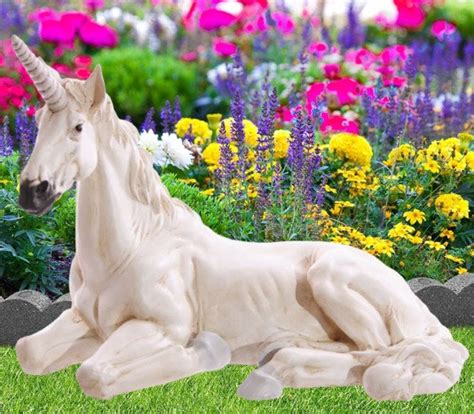 Unicorn in a garden