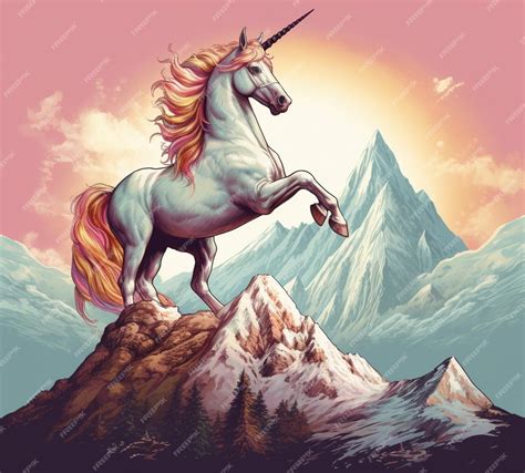 Unicorn in the mountain