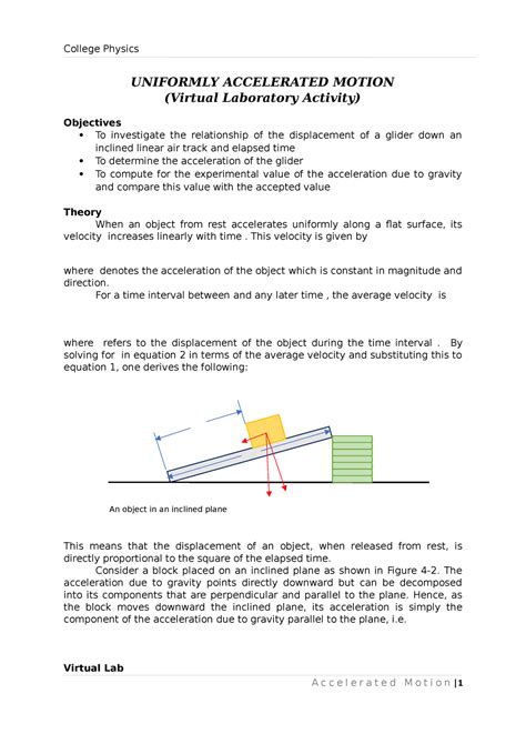 Uniform motion research