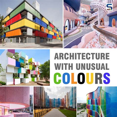 Unique architecture colors