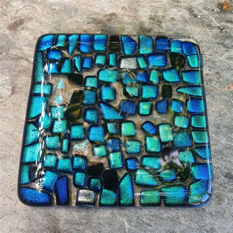 Upcycled glass coasters