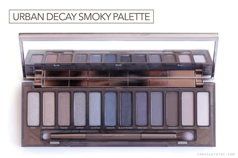 Urban Decay Smoky Palette Swatches