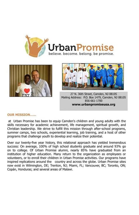 Urban Promise Camden staff