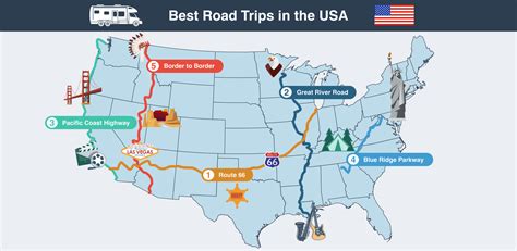 US maps for travel planning