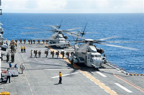 US Naval Helicopters on Deck