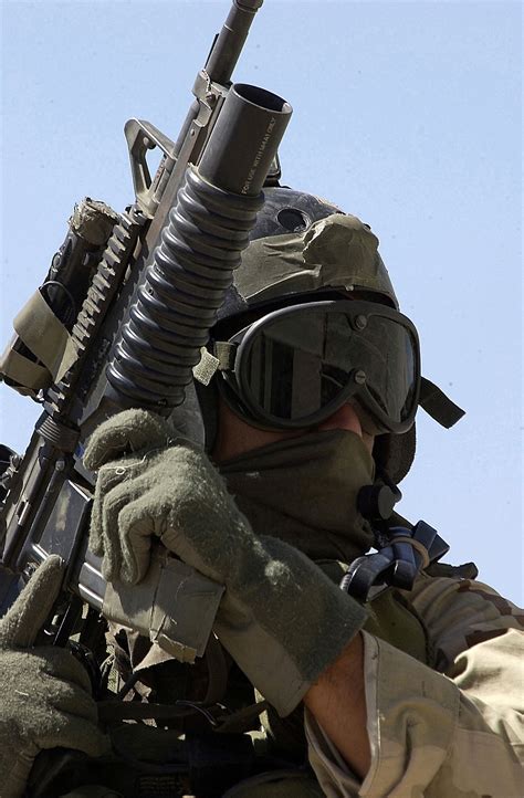 US Navy SEAL with M4A1 carbine during training