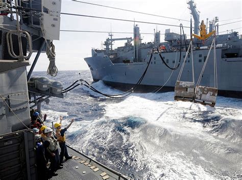 US Navy sailors showing readiness