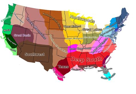 USA Cultural Maps