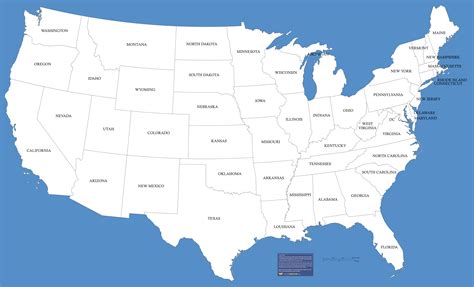 USA Printable Map Download