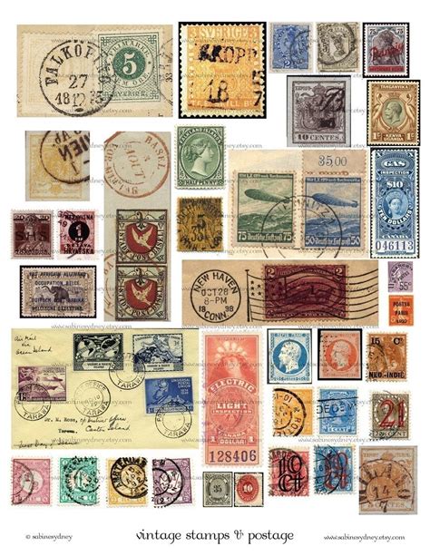 Uses of Printable Postage Stamps