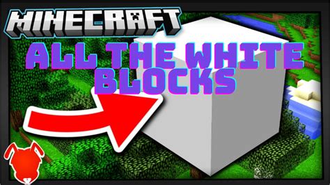 Uses of White Blocks in Minecraft