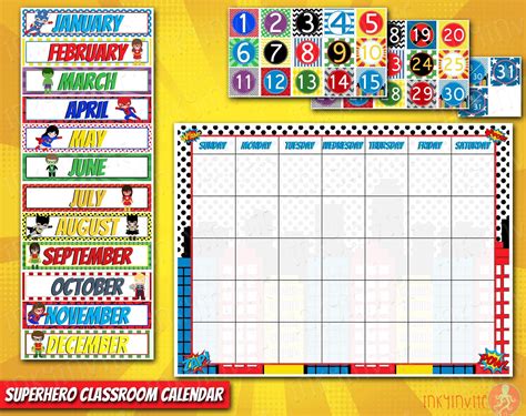 Using Calendar School Clipart Images in the Classroom