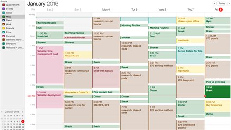 Using the HCCFL Calendar for Time Management