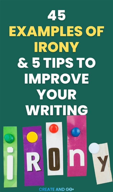 Using irony in writing