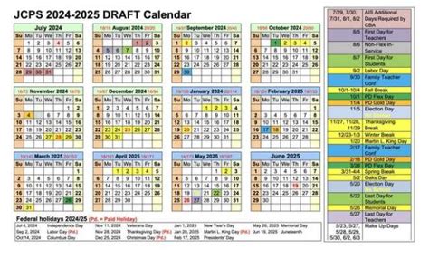 Using the JCPS Calendar to Set Goals