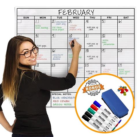 Using Magnetic Calendars in the Office