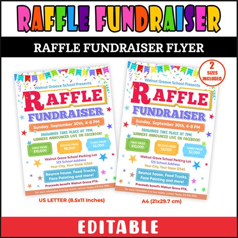 Using Raffle Ticket Templates for Fundraising