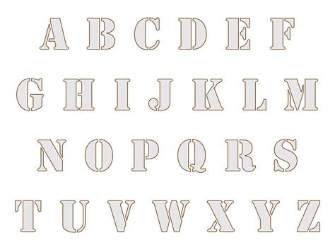 Tips for using stencil letters effectively