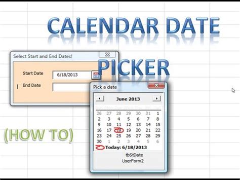 Using the Calendar Macro