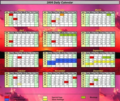 Using Your Traditional Calendar Effectively