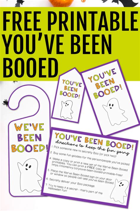 Using You've Been Booed Printables in Your Community