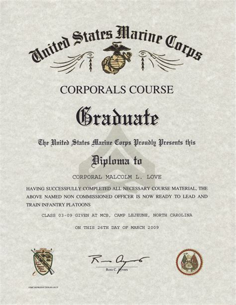 USMC Corporals Course