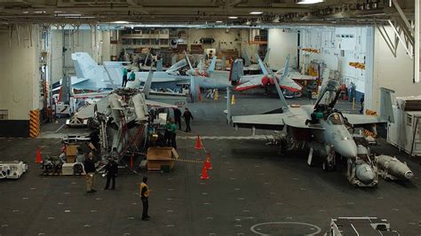 USS Aircraft Carrier Aircraft Maintenance