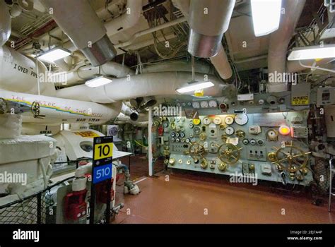 USS Aircraft Carrier Engine Room