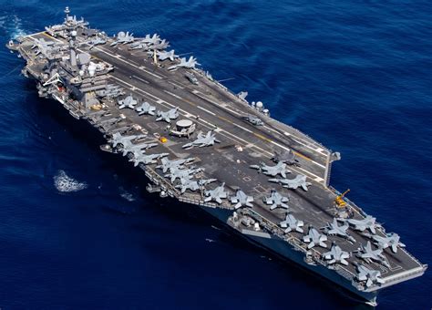 USS Carl Vinson CVN-70 Aircraft Capacity