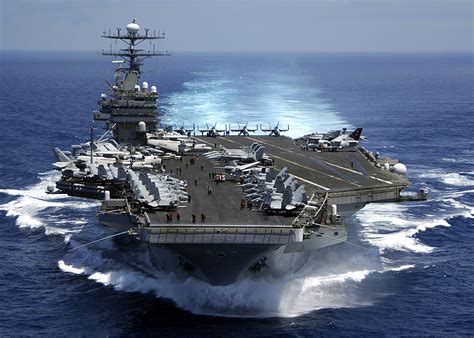 The USS Carl Vinson CVN-70 Aircraft Carrier