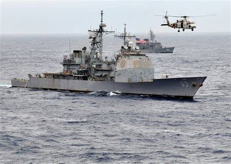 USS Cowpens at Sea