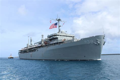 USS Emory S Land at sea