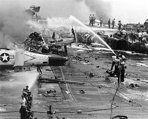 USS Forrestal fire gallery 3